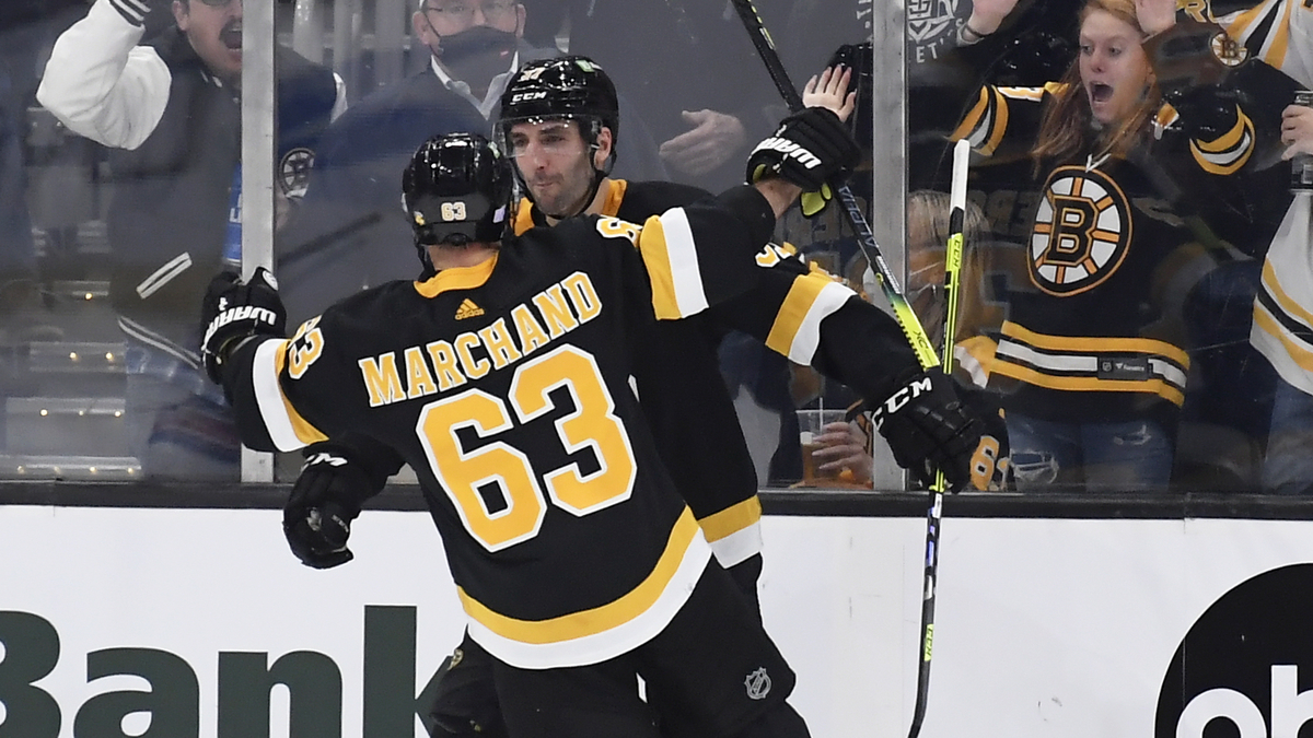 Boston Bruins left winger Brad Marchand