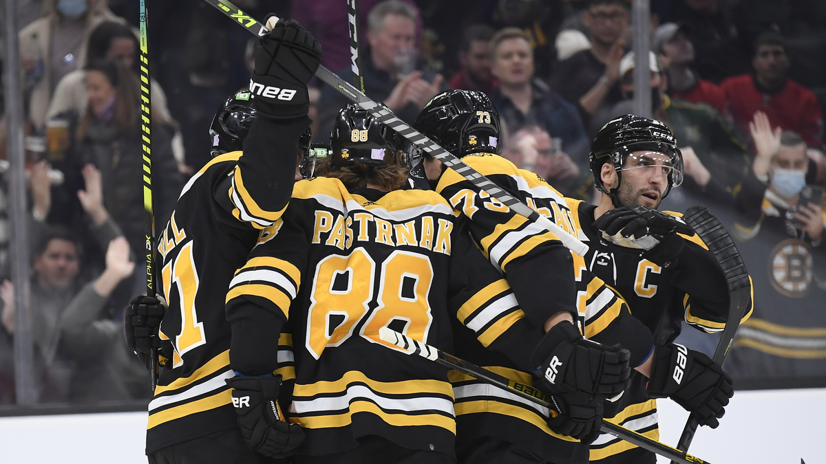 Boston Bruins forward David Pastrnak