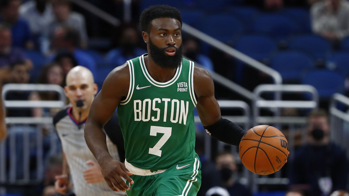 Boston Celtics guard Jaylen Brown