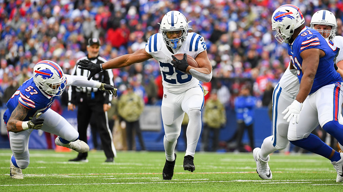 Indianapolis Colts running back Jonathan Taylor