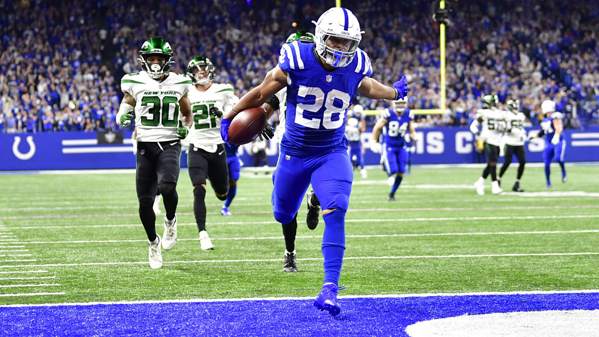 Indianapolis Colts running back Jonathan Taylor