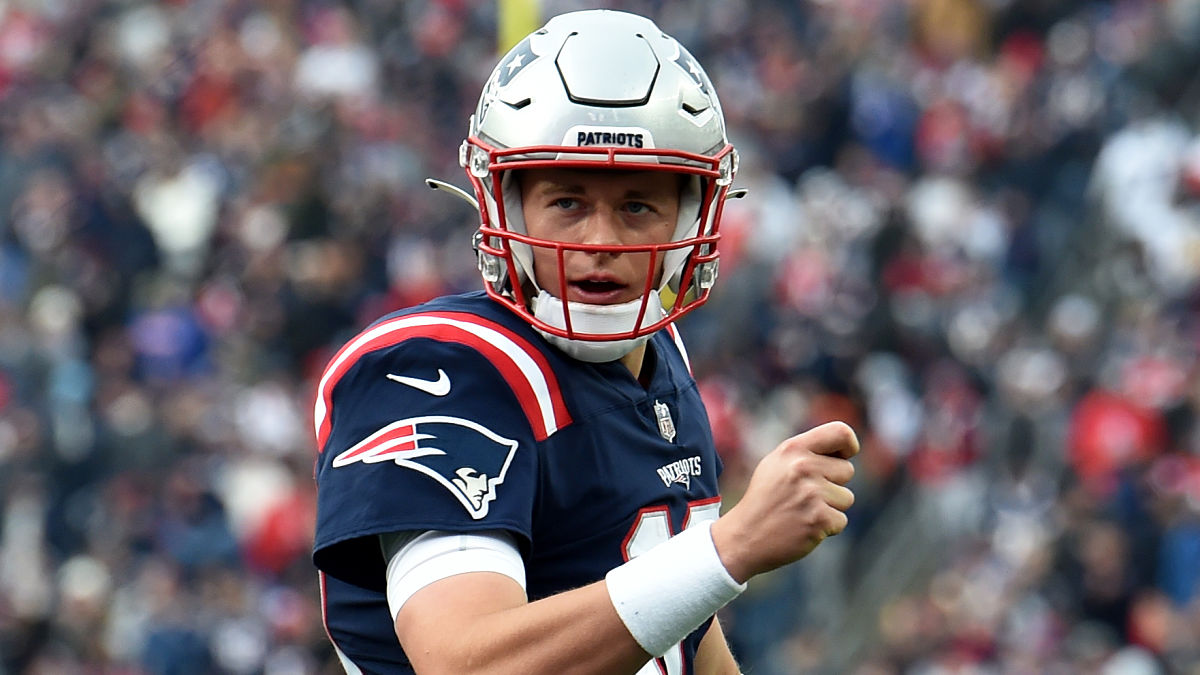 New England Patriots quarterback Mac Jones