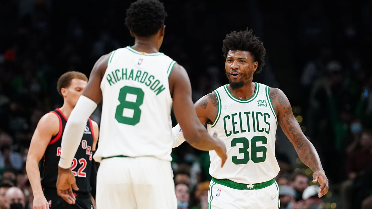 Boston Celtics guard Marcus Smart
