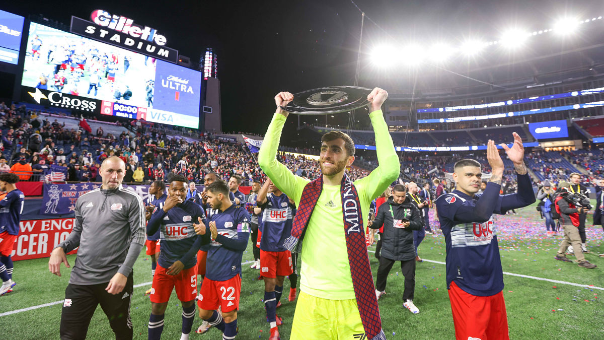 New England Revolution goalkeeper Matt Turner