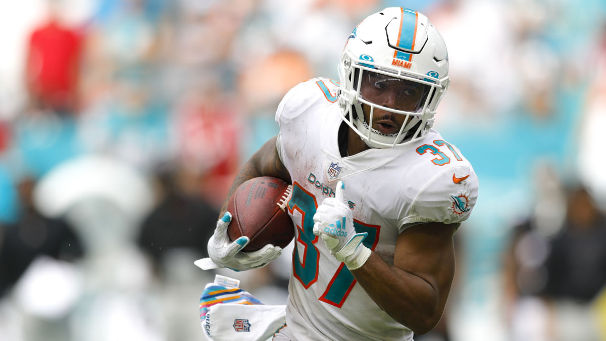 Miami Dolphins running back Myles Gaskin