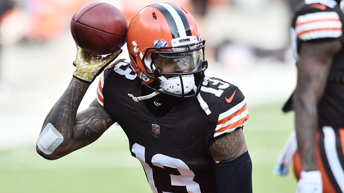 NFL free agent receiver Odell Beckham Jr.