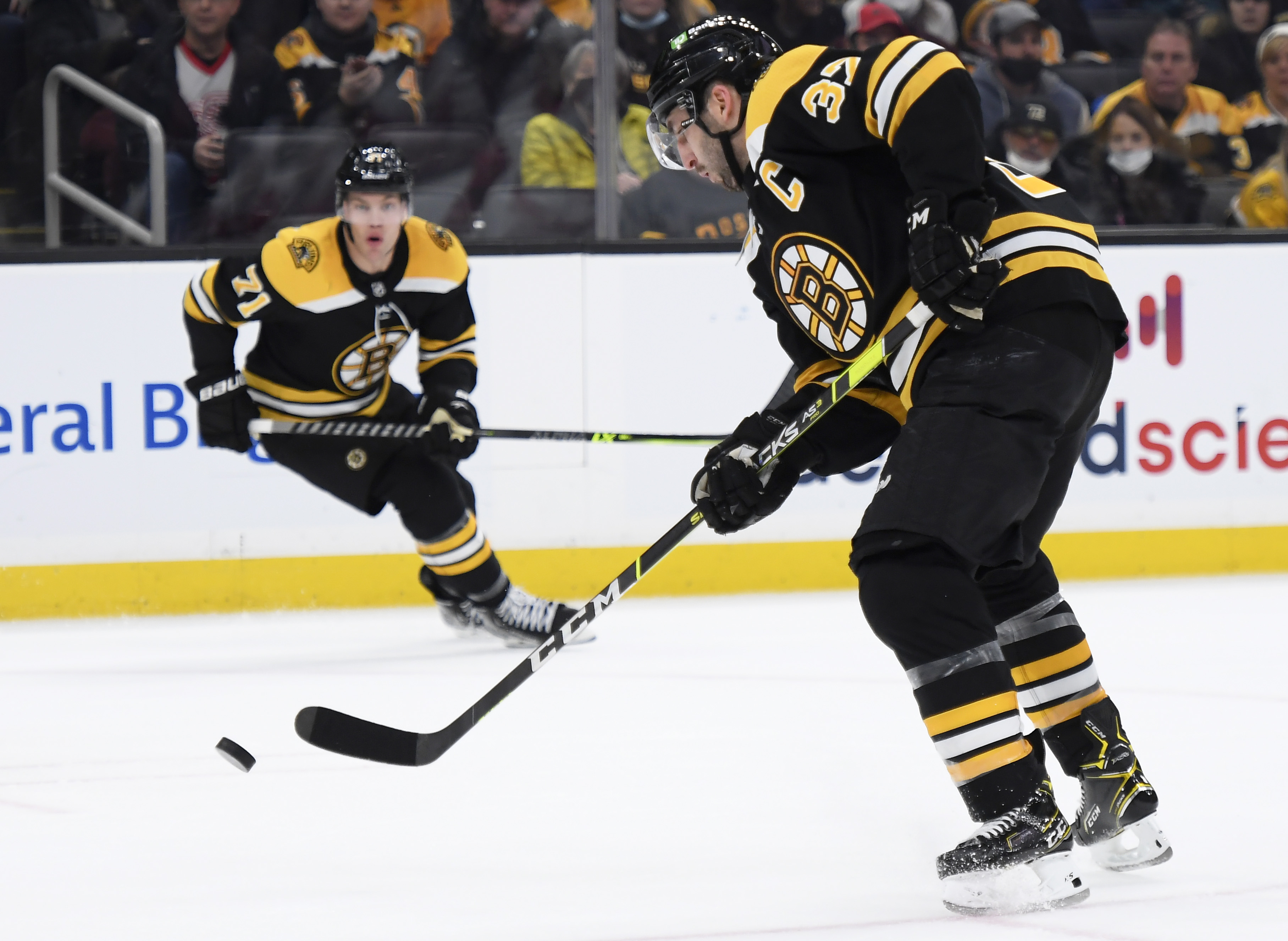 Boston Bruins center Patrice Bergeron