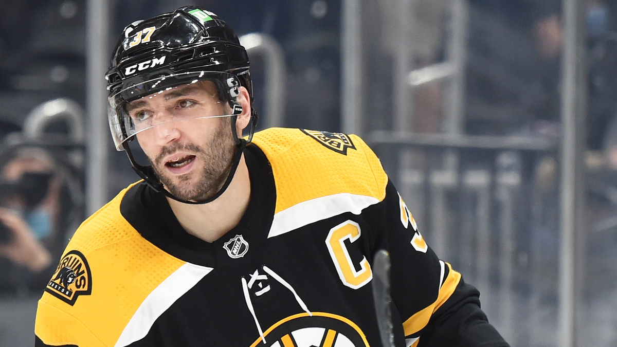 Boston Bruins center Patrice Bergeron