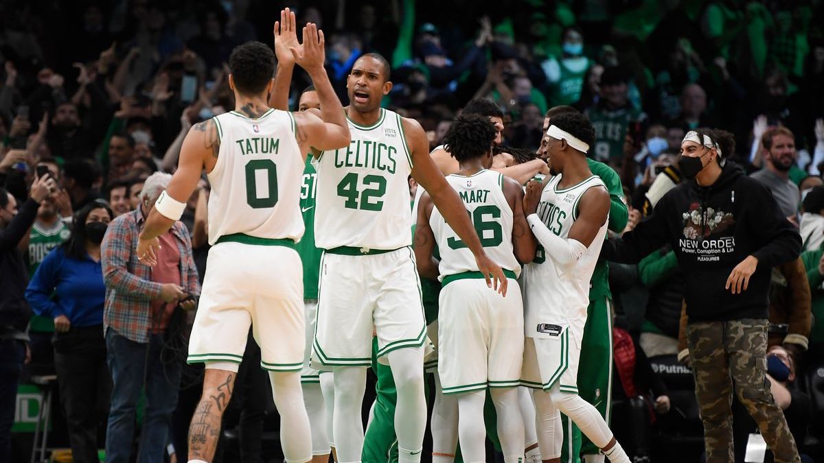Boston Celtics center Al Horford, forward Jayson Tatum