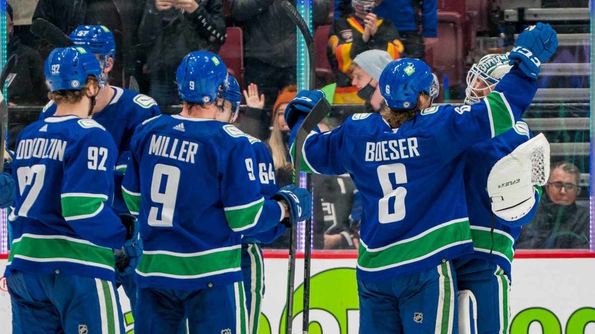 Vancouver Canucks forward Brock Boeser