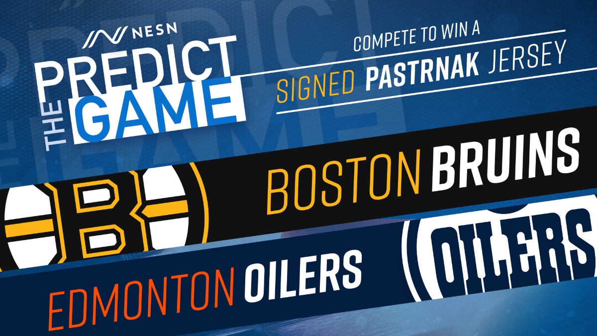Bruins-Oilers "Predict The Game"