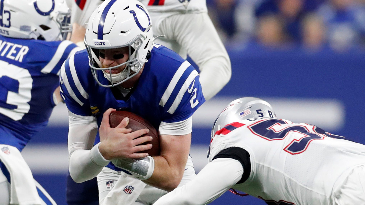 Indianapolis Colts quarterback Carson Wentz