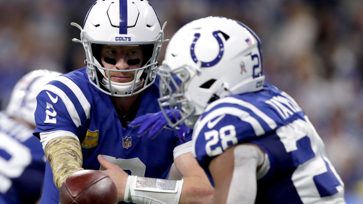 Indianapolis Colts quarterback Carson Wentz