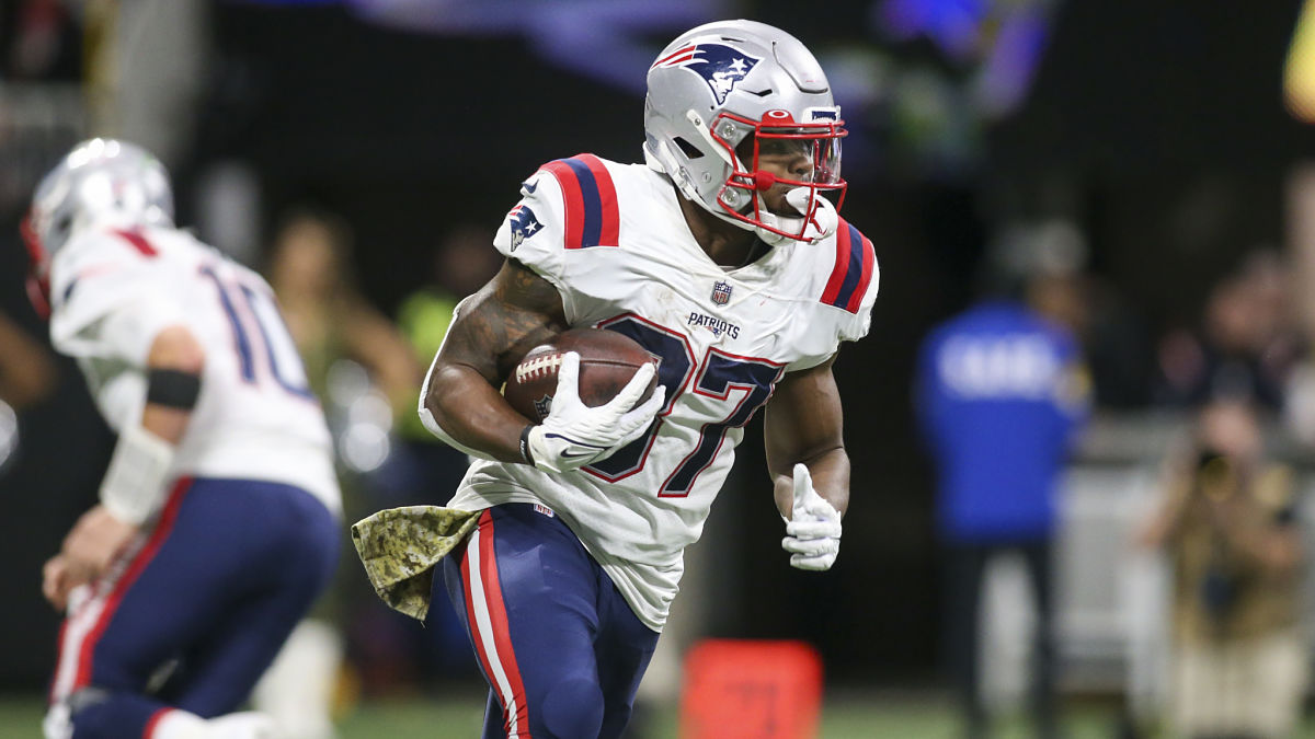 New England Patriots running back Damien Harris