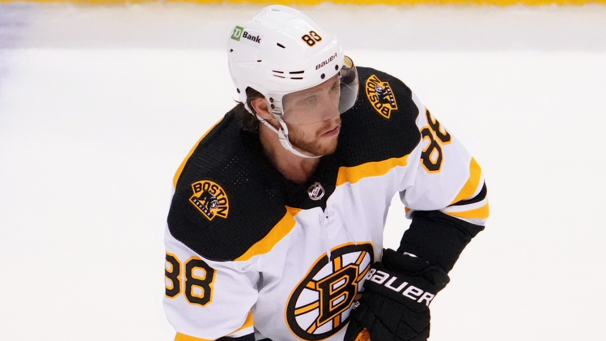 Boston Bruins forward David Pastrnak