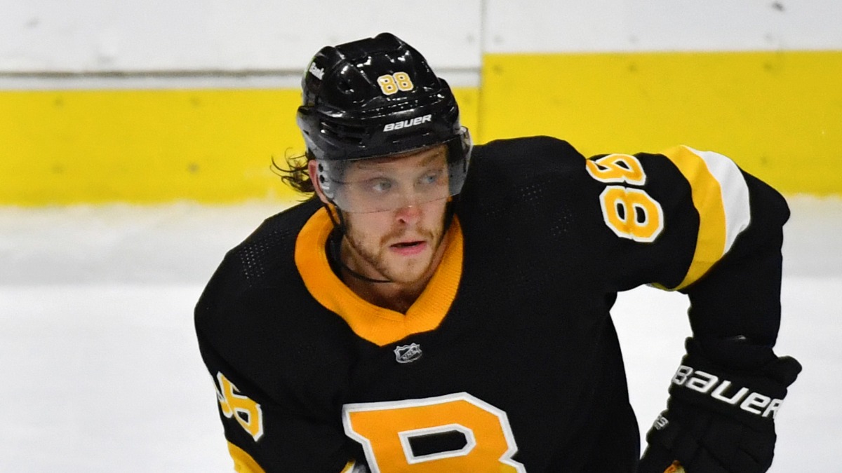 Boston Bruins winger David Pastrnak