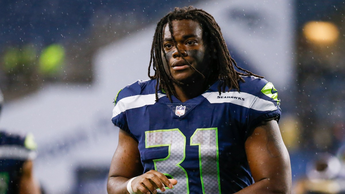 Seattle Seahawks wide receiver DeeJay Dallas