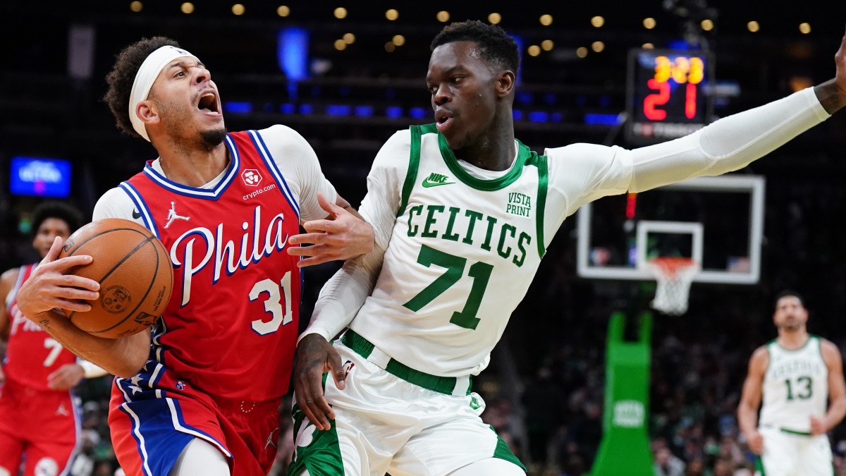 Boston Celtics guard Dennis Schroder