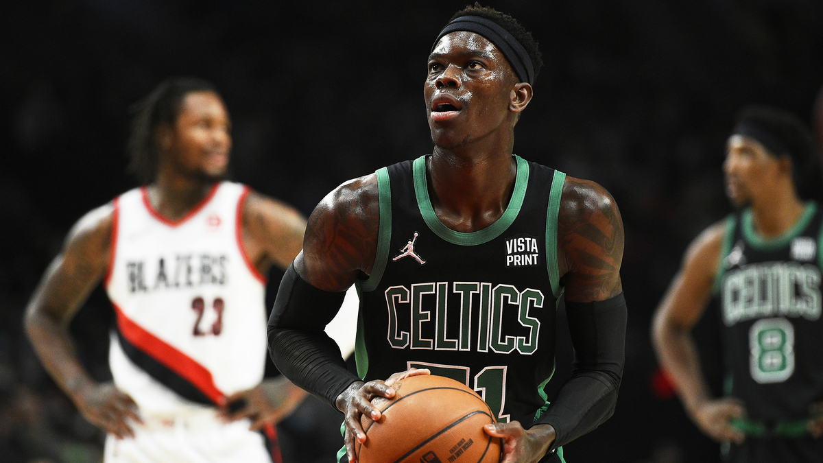 Boston Celtics guard Dennis Schroder