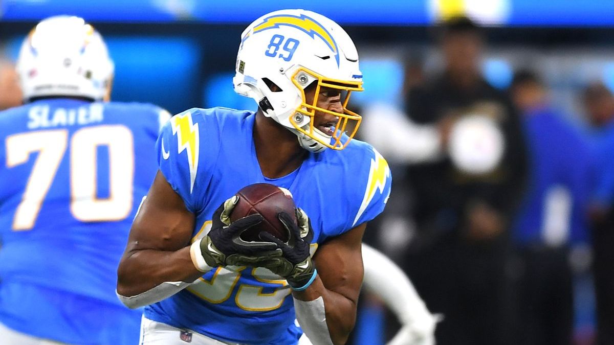 Los Angeles Chargers tight end Donald Parham Jr.