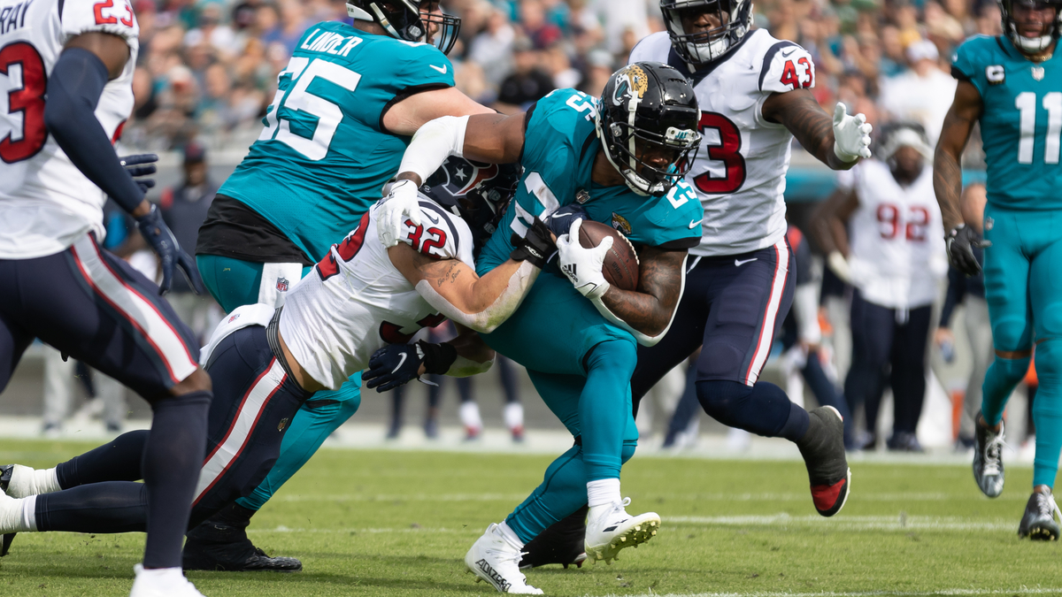 Jacksonville Jaguars running back James Robinson