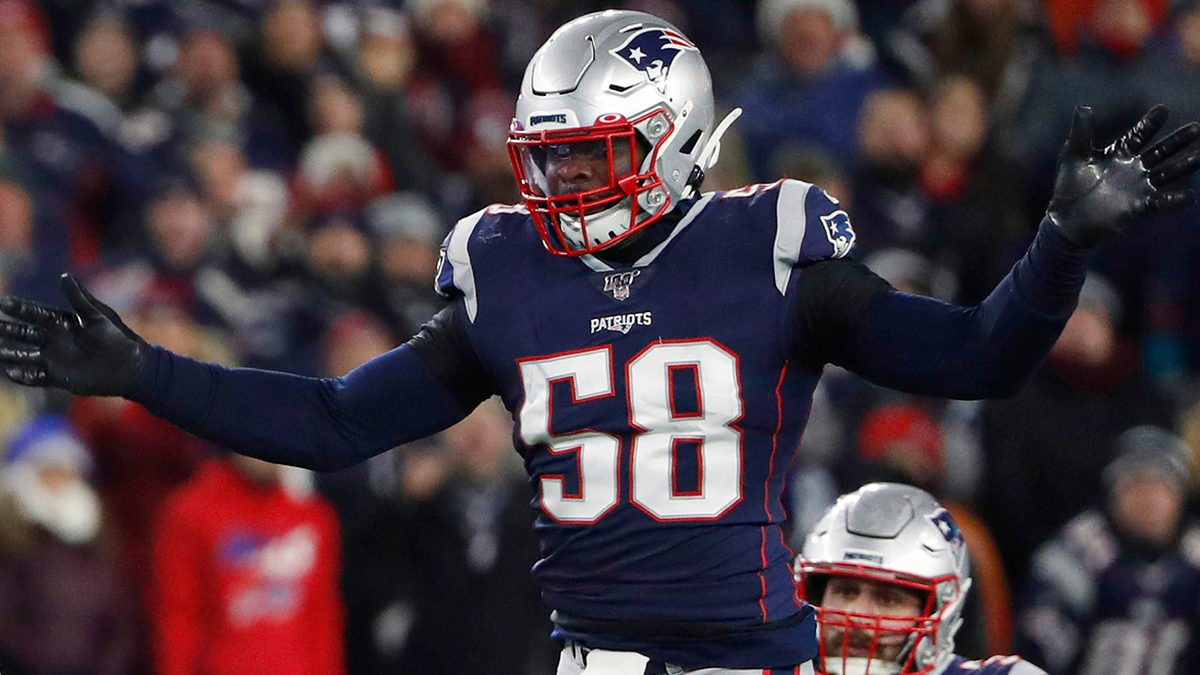 New England Patriots linebacker Jamie Collins