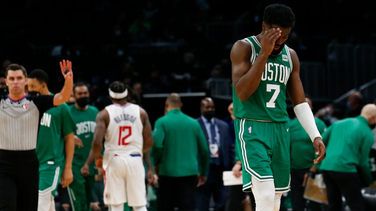 Boston Celtics guard Jaylen Brown