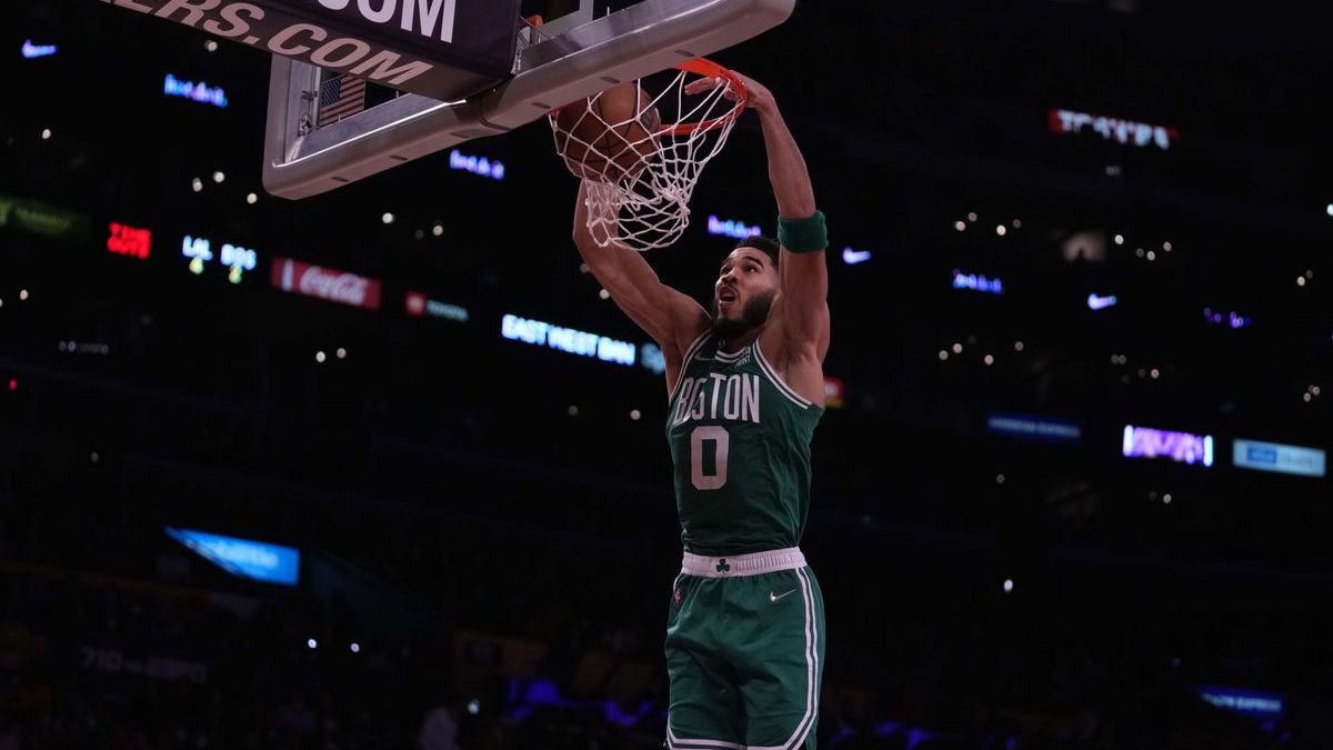 Bosotn Celtics forward Jayson Tatum