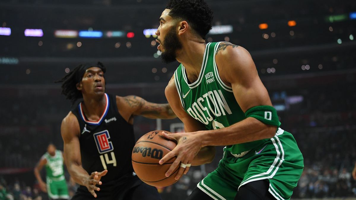 Boston Celtics wing Jayson Tatum, LA Clippers Terrance Mann