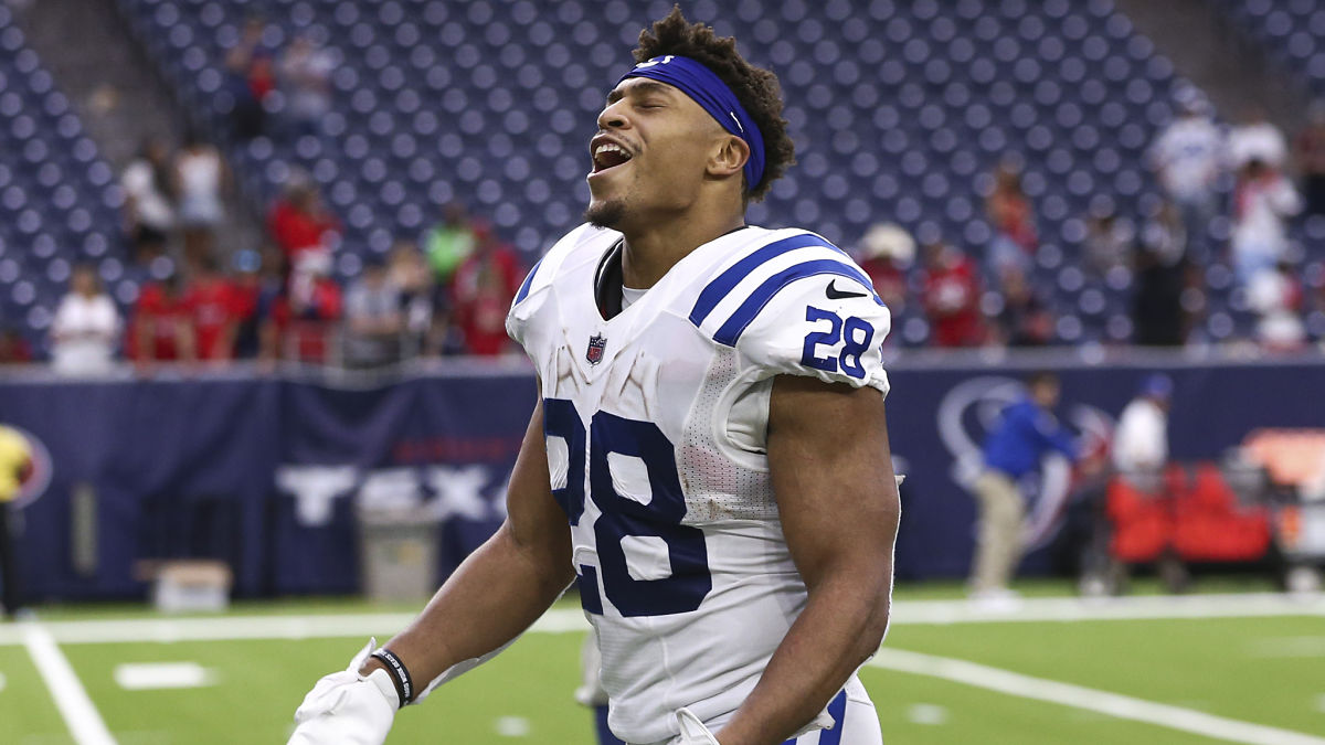 Indianapolis Colts running back Jonathan Taylor