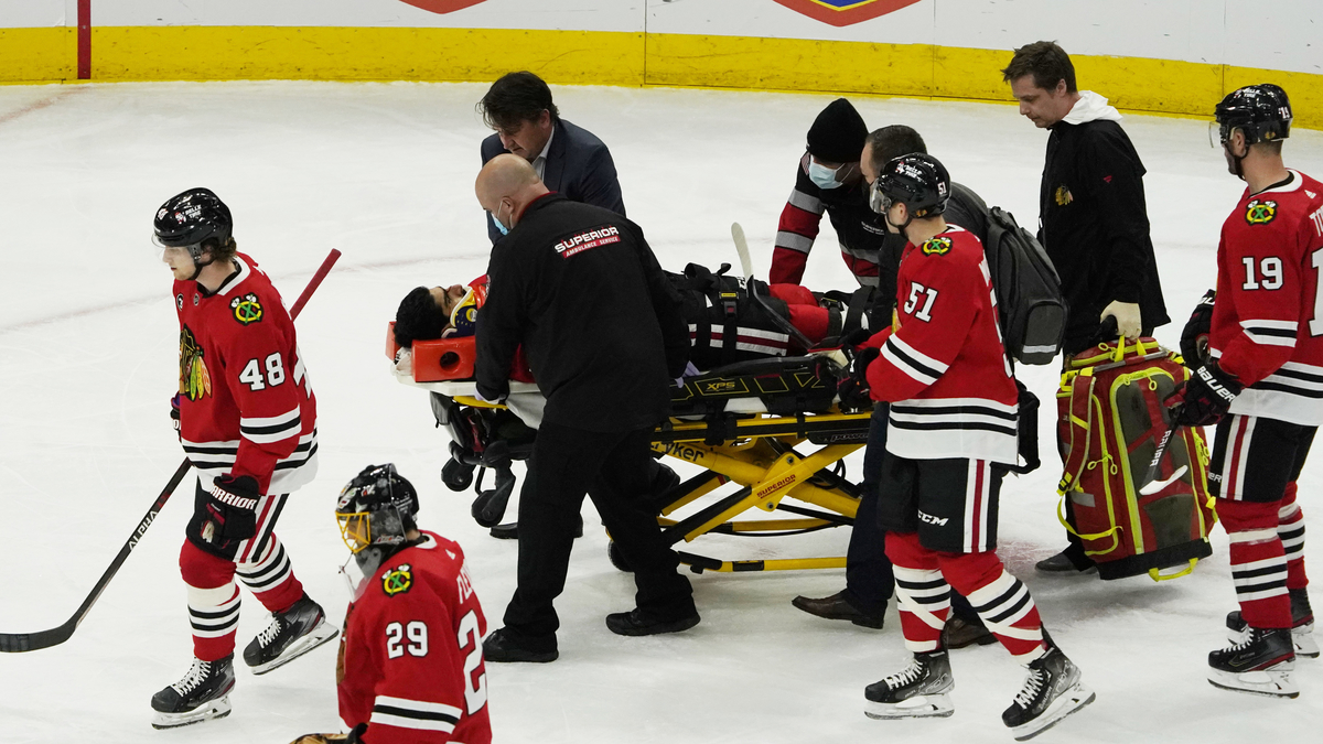 Chicago Blackhawks forward Jujhar Khaira