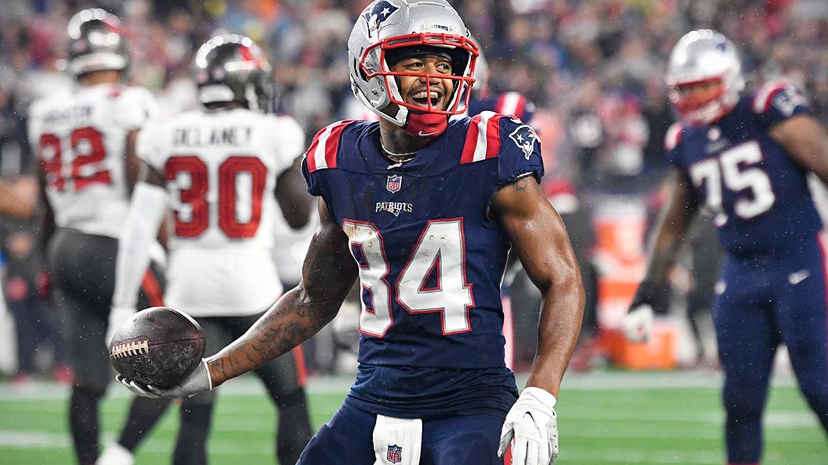 New England Patriots wide receiver Kendrick Bourne