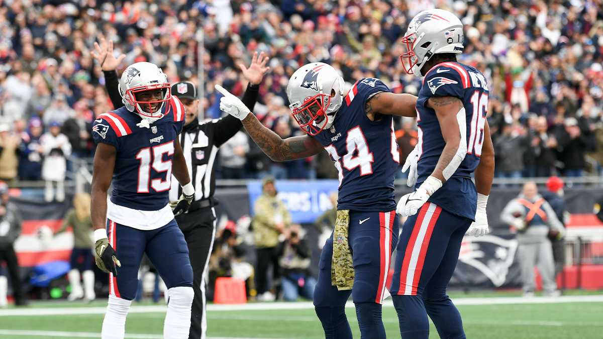 New England Patriots wide receiver Kendrick Bourne