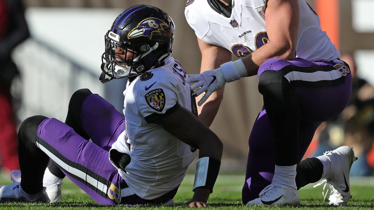 Baltimore Ravens quarterback Lamar Jackson
