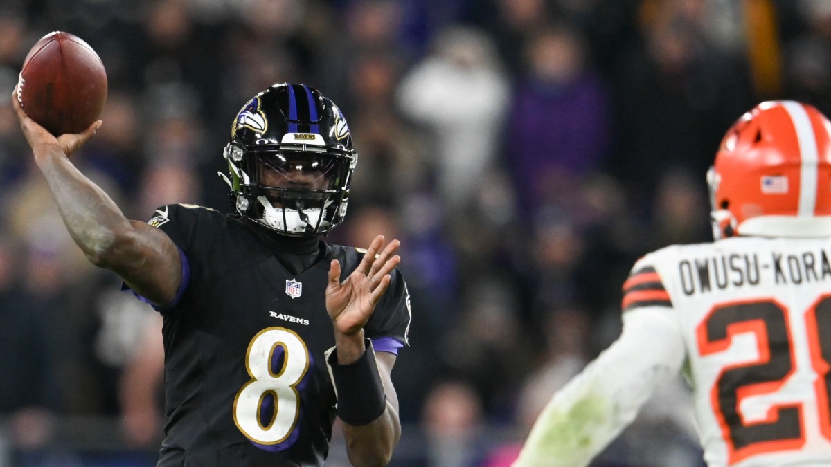 Baltimore Ravens quarterback Lamar Jackson