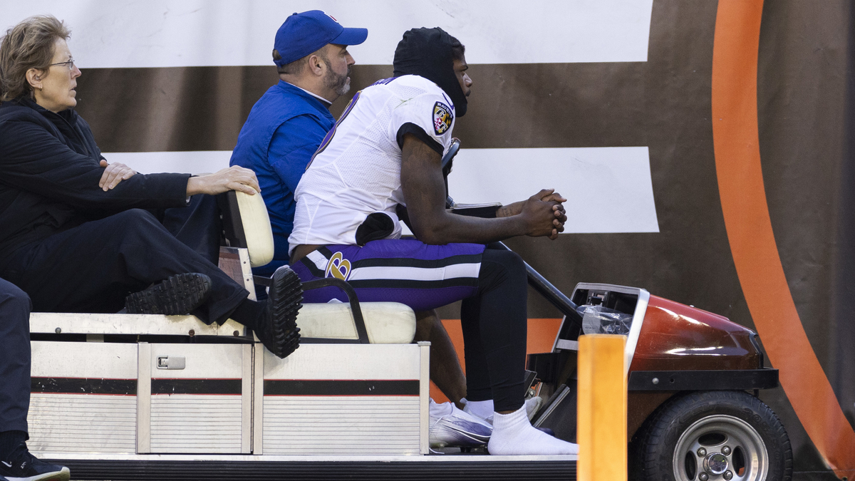 Baltimore Ravens quarterback Lamar Jackson