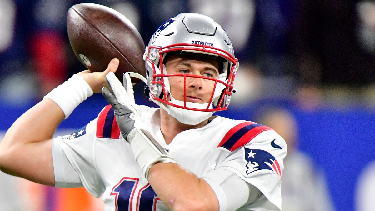 New England Patriots quarterback Mac Jones