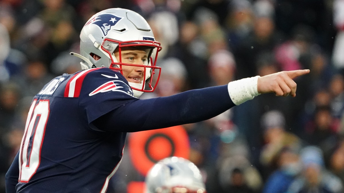 New England Patriots quarterback Mac Jones