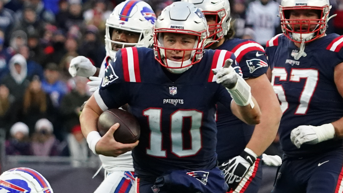 New England Patriots quarterback Mac Jones
