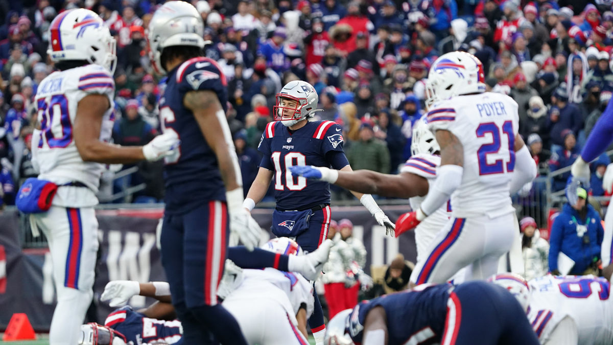 New England Patriots quarterback Mac Jones