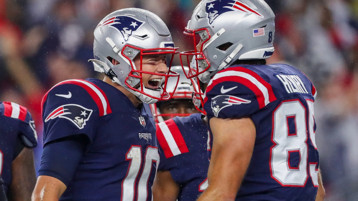 New England Patriots quarterback Mac Jones