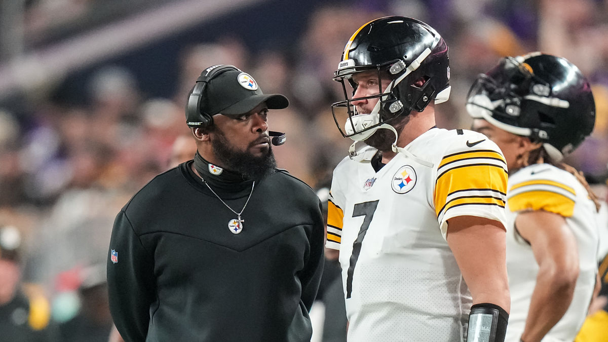 Pittsburgh Steelers head coach Mike Tomlin, quarterback Ben Roethlisberger