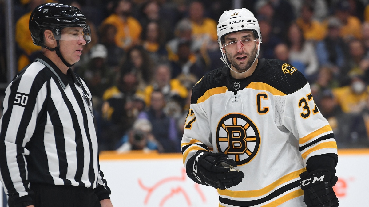 Boston Bruins center Patrice Bergeron