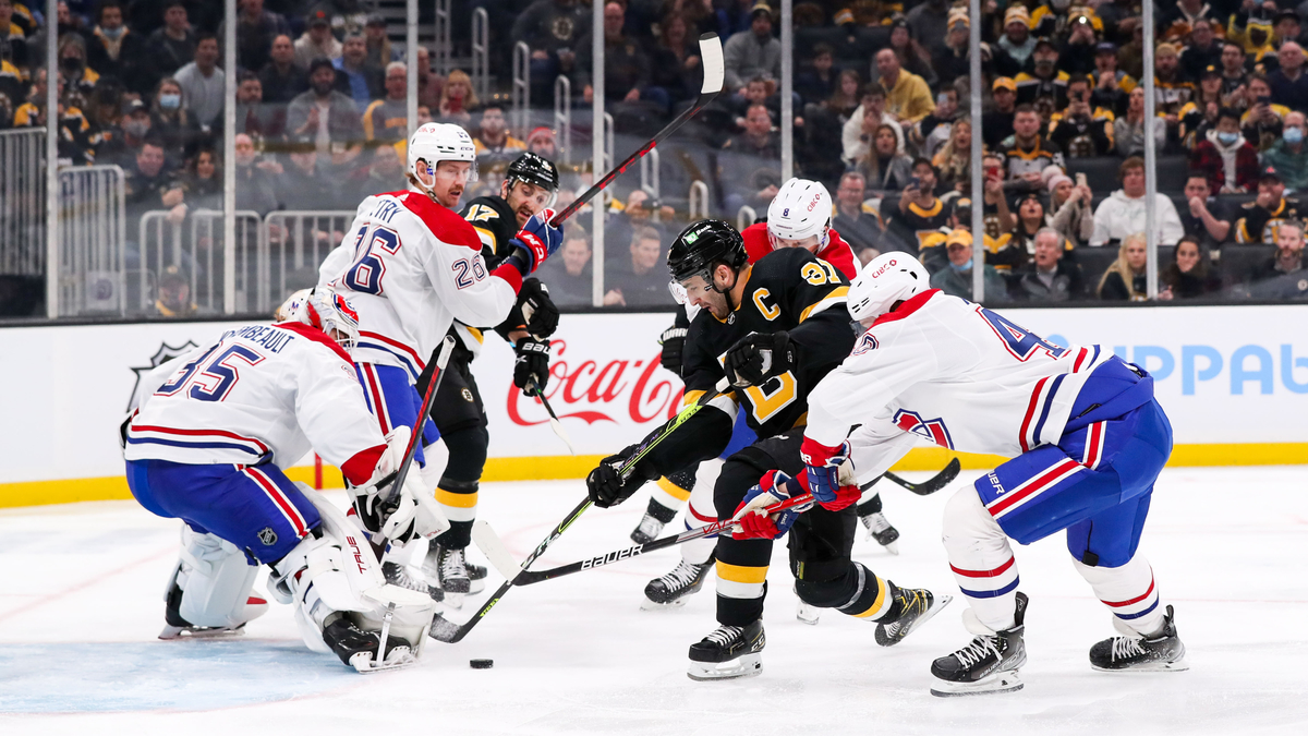 Boston Bruins center Patrice Bergeron