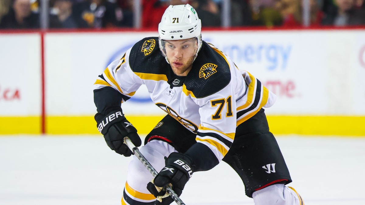 Boston Bruins forward Taylor Hall