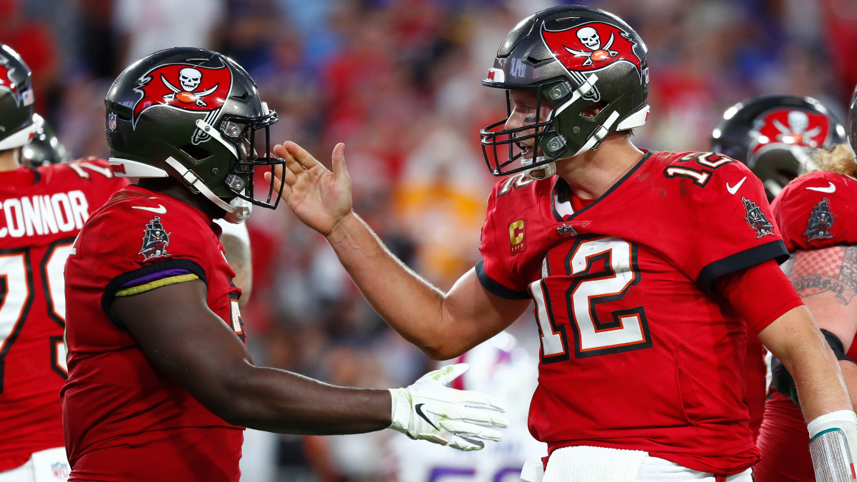 Tampa Bay Buccaneers quarterback Tom Brady