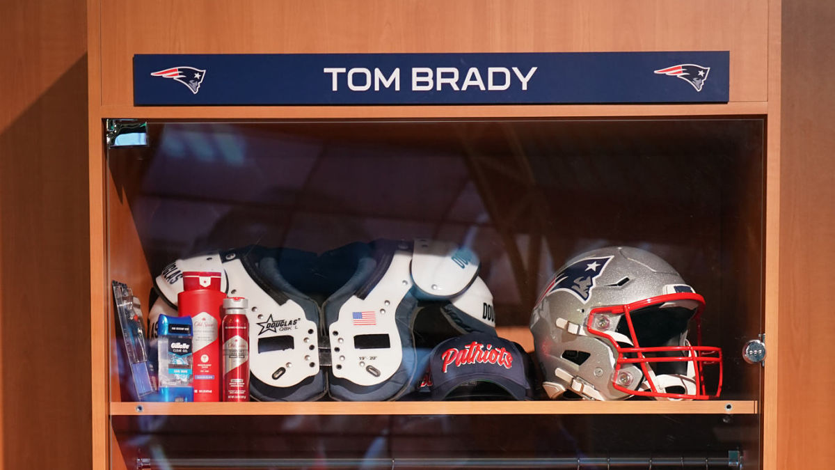 Tom Brady locker