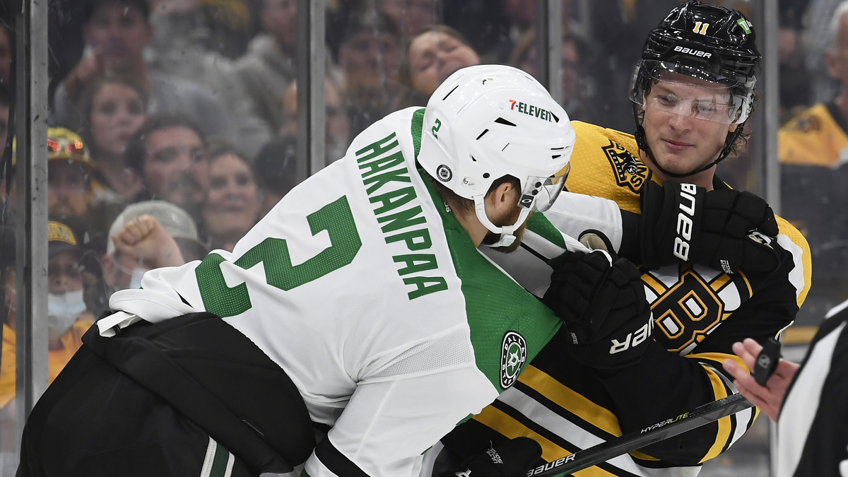 Boston Bruins forward Trent Frederic