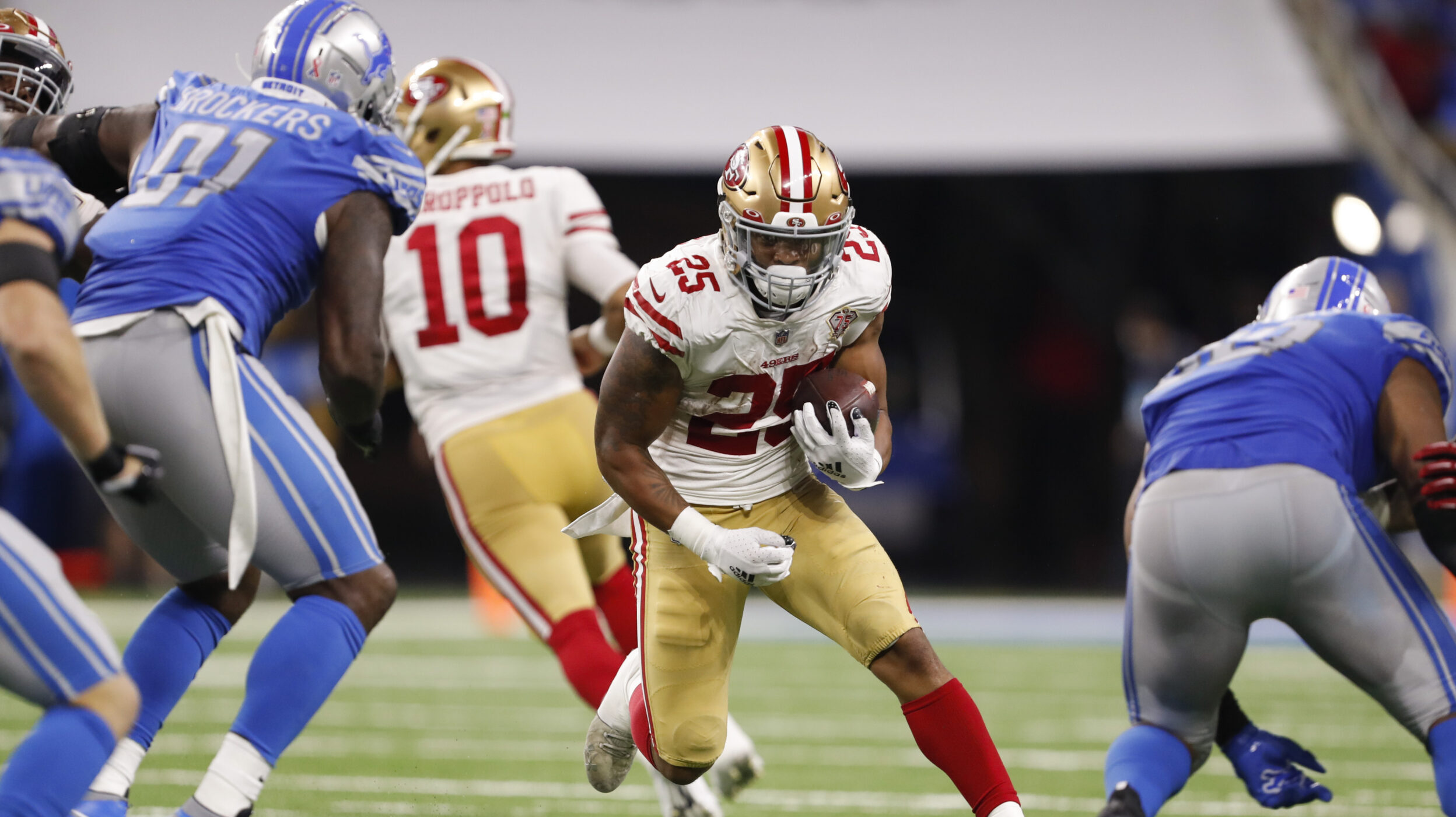 NFL: San Francisco 49ers at Detroit Lions