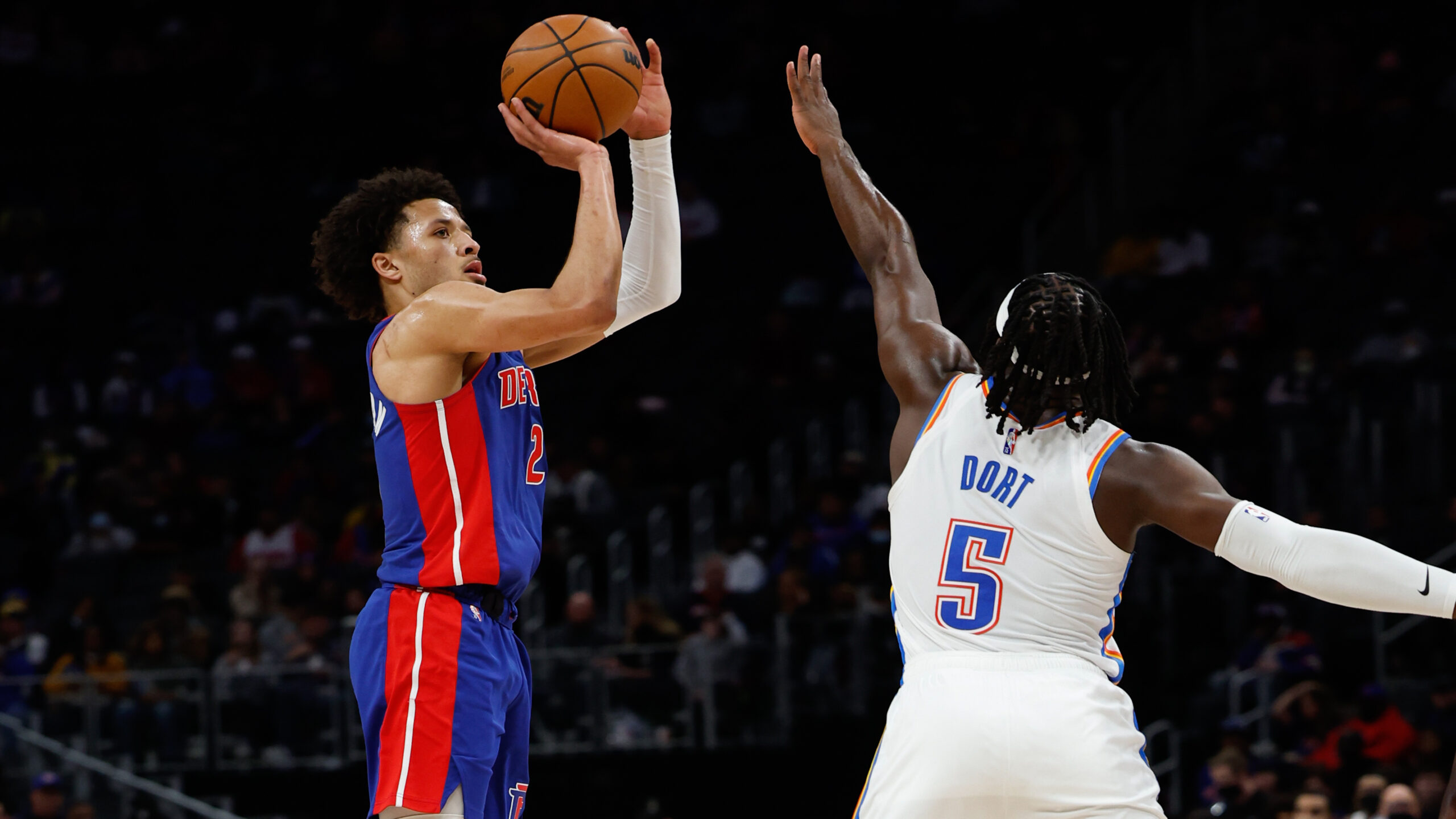 NBA: Oklahoma City Thunder at Detroit Pistons